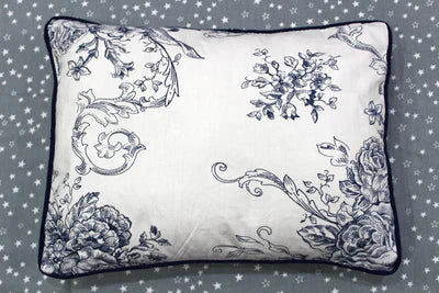 100% Cotton Baby Pillow Cover (with Pillow Insert), Blue